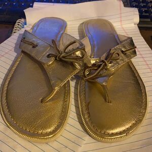 Gold sandals sz. 8M